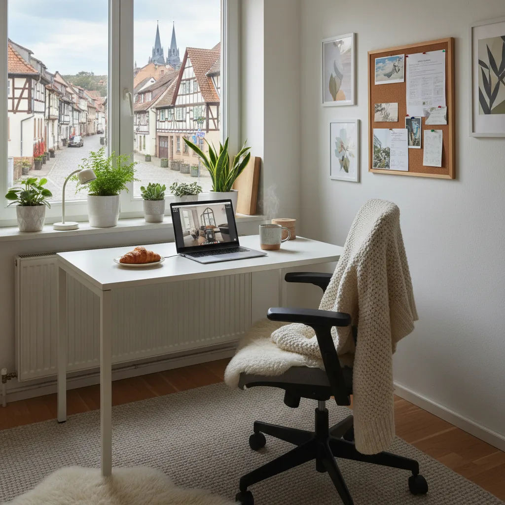 Homeoffice Schreibtisch
