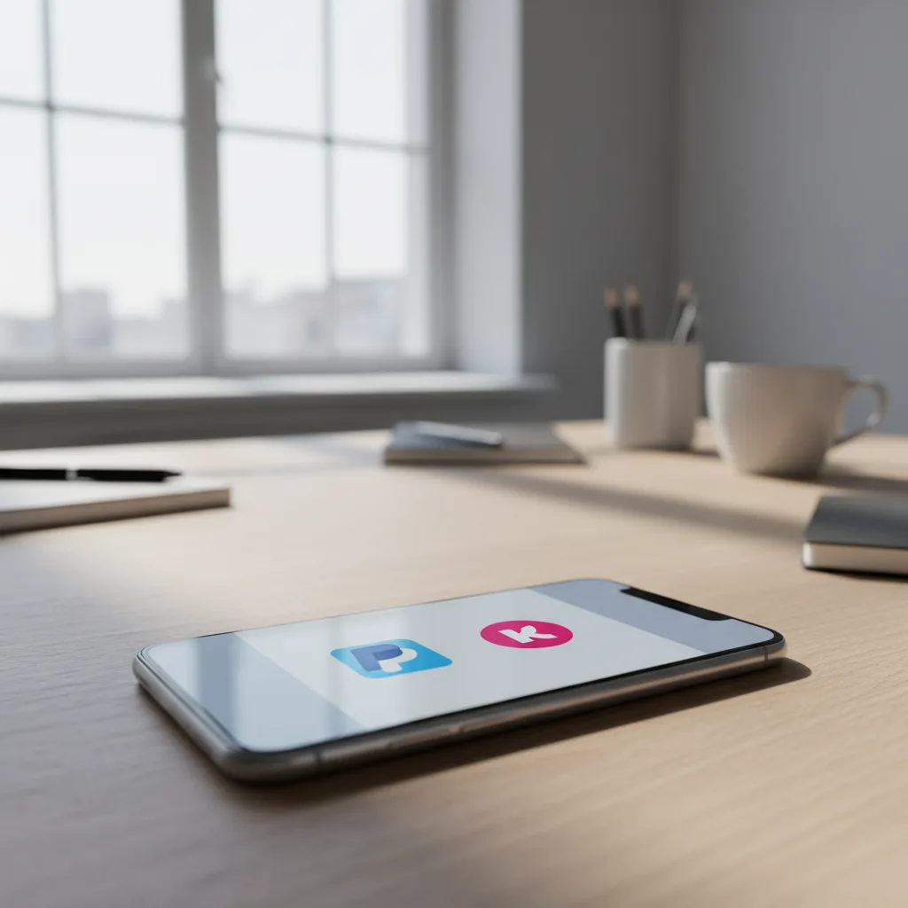 Smartphone mit Zahlungs-Apps